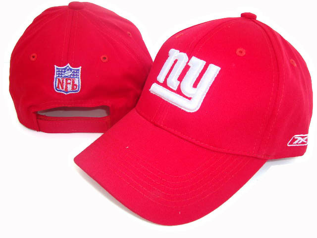 New York Giants Red Peaked Cap DF 0512